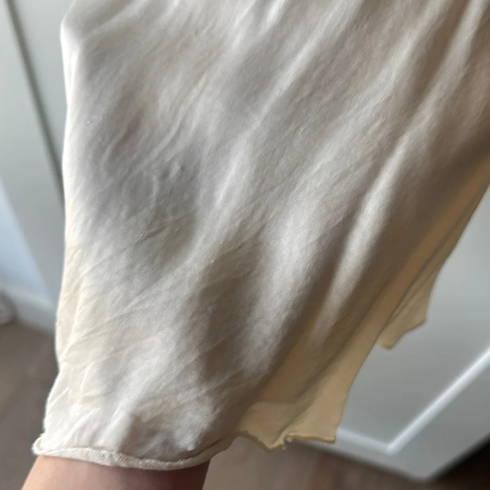 Indah Cream Spaghetti Strap Dress - Picture 13 of 14